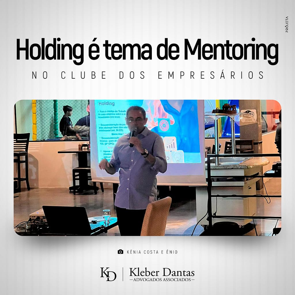 Holding é tema de Mentoring no Clube dos Empresários