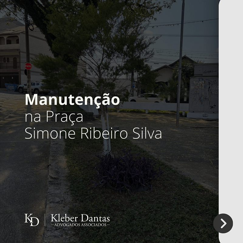 Manutenção na Praça Simone Ribeiro Silva,